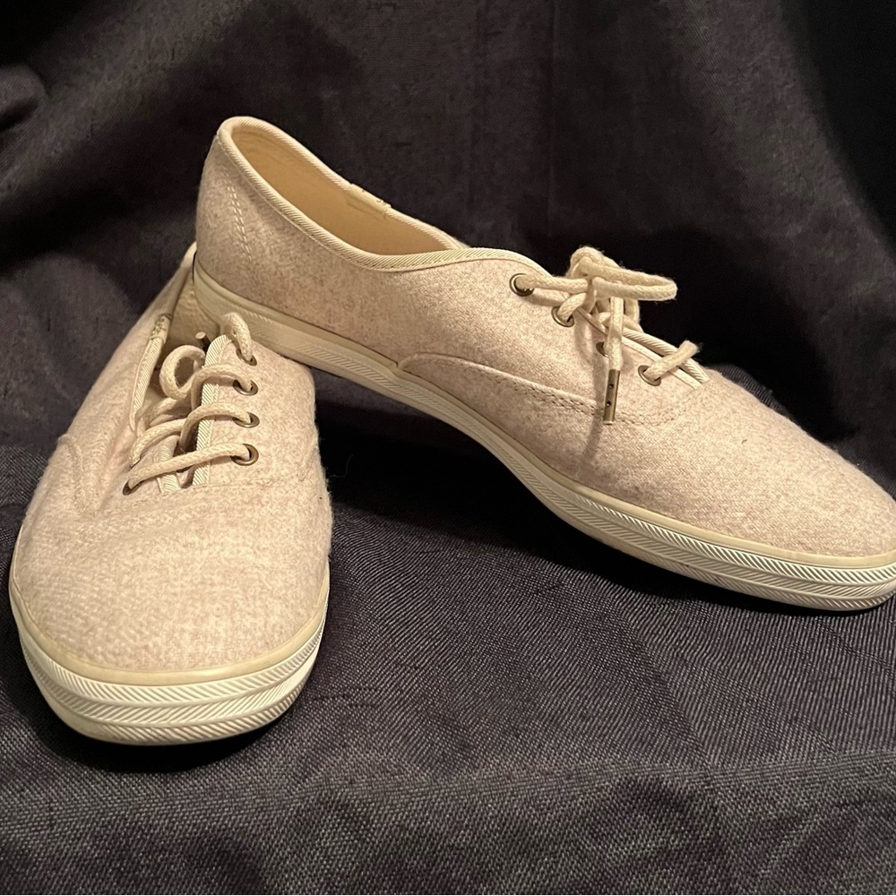 Oatmeal and Gold Keds